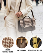 Sac à Main Brun Foncé – Élégant, Spacieux et Pratique