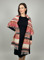 Châle en laine de Yack – Tissé à la main 🌸 provenant du cachemire