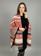 Châle en laine de Yack – Tissé à la main 🌸 provenant du cachemire