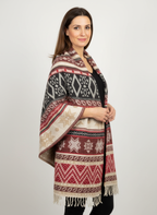 Châle en laine de Yack – Tissé à la main 🌸 provenant du cachemire