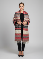 Châle en laine de Yack – Tissé à la main 🌸 provenant du cachemire