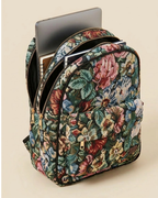 Mehrfarbiger Rucksack mit Blumen-Jacquard – Elegant, Strapazierfähig und Praktisch