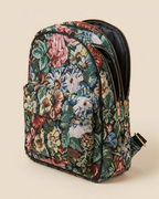 Mehrfarbiger Rucksack mit Blumen-Jacquard – Elegant, Strapazierfähig und Praktisch