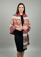 Châle en laine de Yack – Tissé à la main 🌸 provenant du cachemire