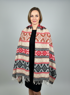 Châle en laine de Yack – Tissé à la main 🌸 provenant du cachemire