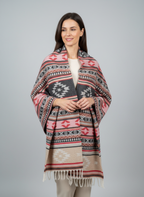 Châle en laine de Yack – Tissé à la main 🌸 provenant du cachemire