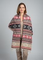 Châle en laine de Yack – Tissé à la main 🌸 provenant du cachemire