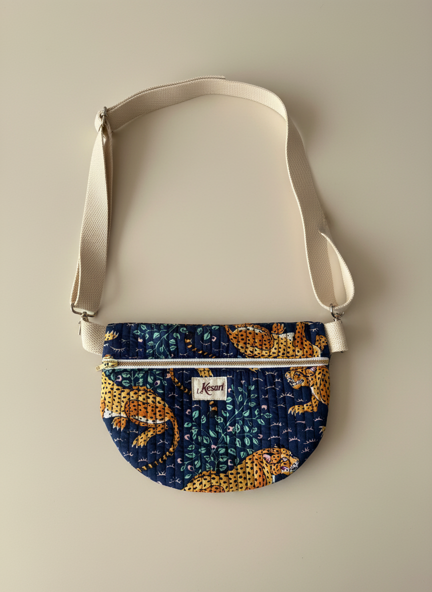 Sacoche originale en coton matelassé – Motifs original