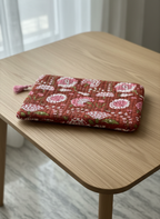 🧑‍💻 Housse d’ordinateur | Coton matelassé & intérieur imperméable