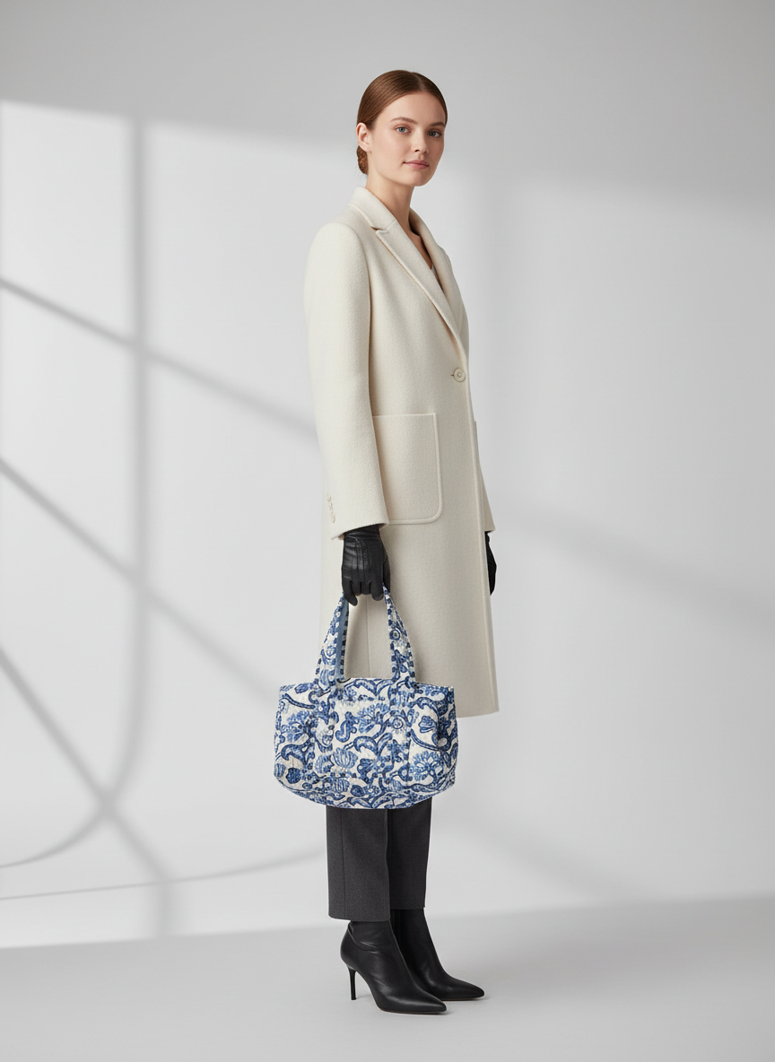 ✨ Sac à main en coton matelassé – Élégant et pratique ✨