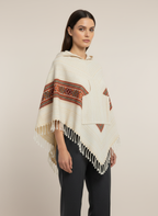 Poncho en Laine de Yack du Cachemire – Tissé à la Main