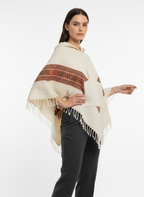 Poncho en Laine de Yack du Cachemire – Tissé à la Main