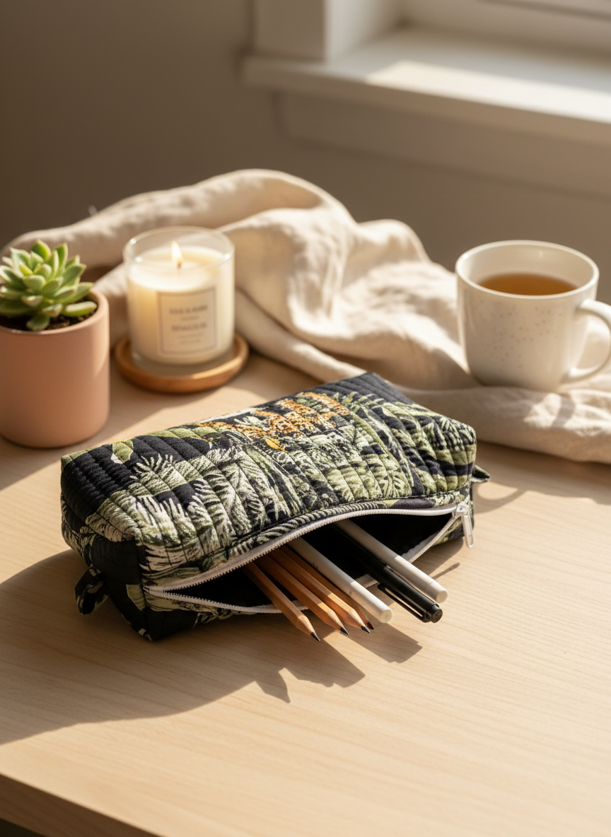 Trousse à crayons originale – Motifs uniques et colorés