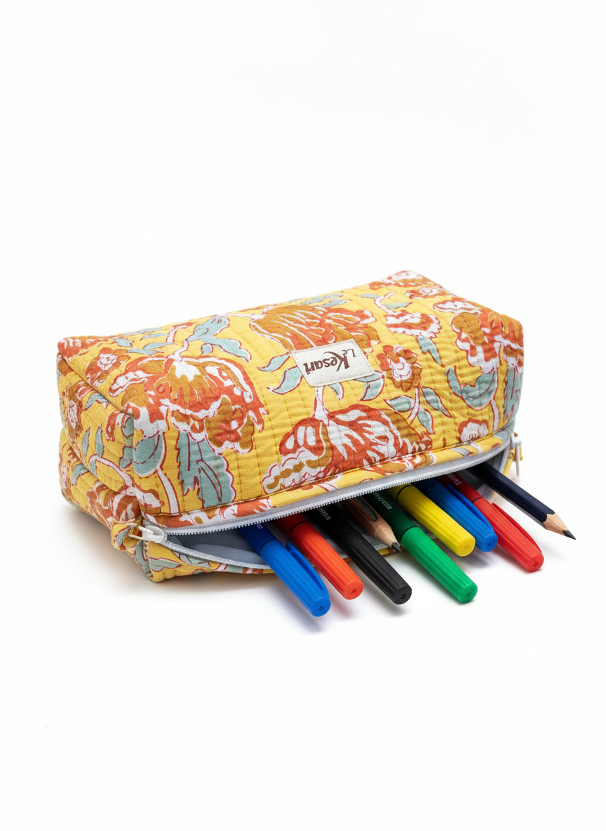 Trousse à crayons originale – Motifs uniques et colorés