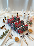 Kit 3 trousses de différentes tailles Multicolore – Design Fleurs