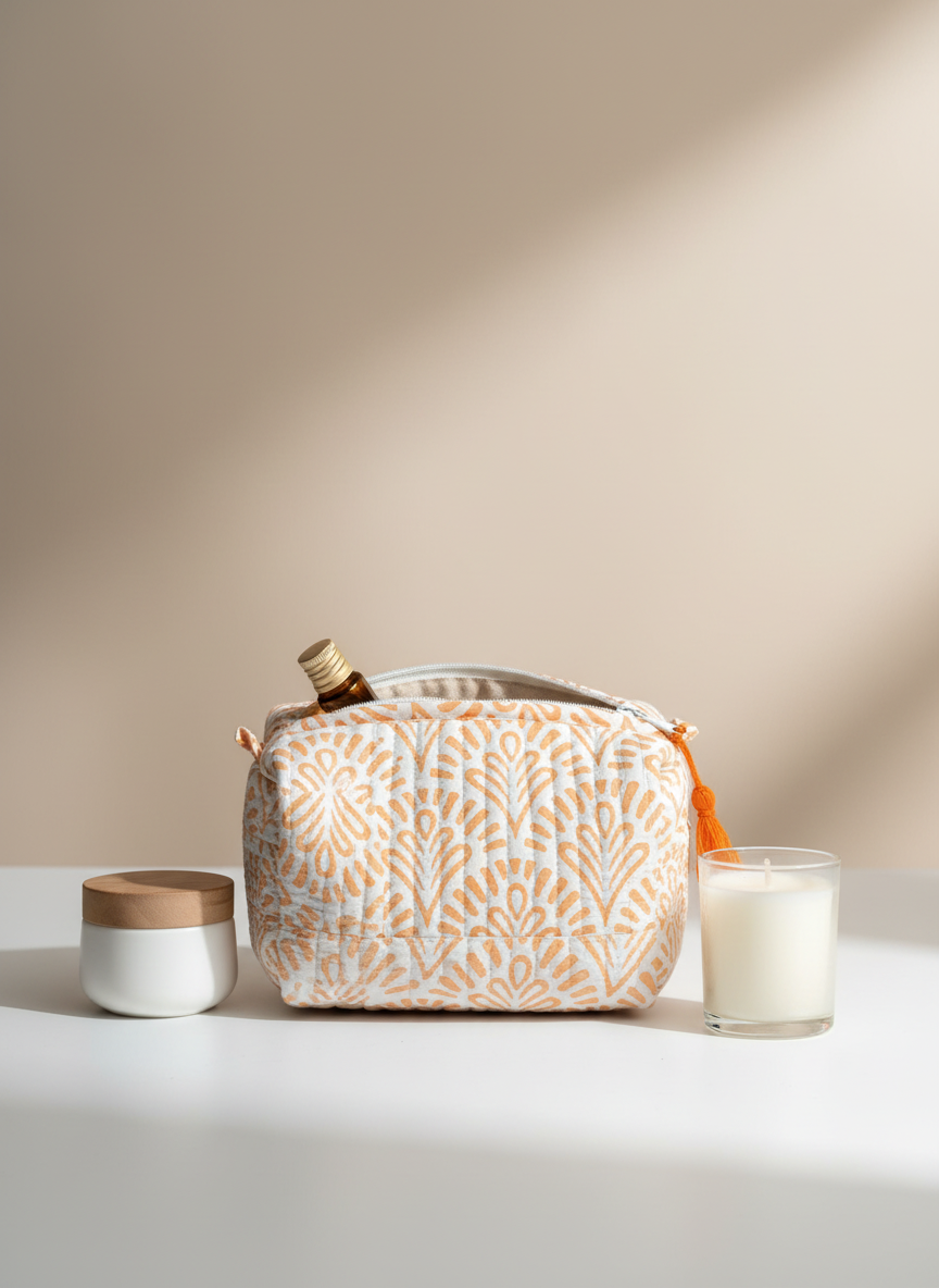 Kit 3 trousses de différentes tailles  – Design Fleurs
