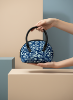 Sac à main floral compact 16 x 24 cm transporter l’essentiel : clés, portefeuille et téléphone similicuir Noir