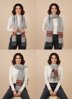 Écharpe en laine de YACK – Provenant du Cachemir 🌸