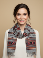 Écharpe en laine de YACK – Provenant du Cachemir 🌸