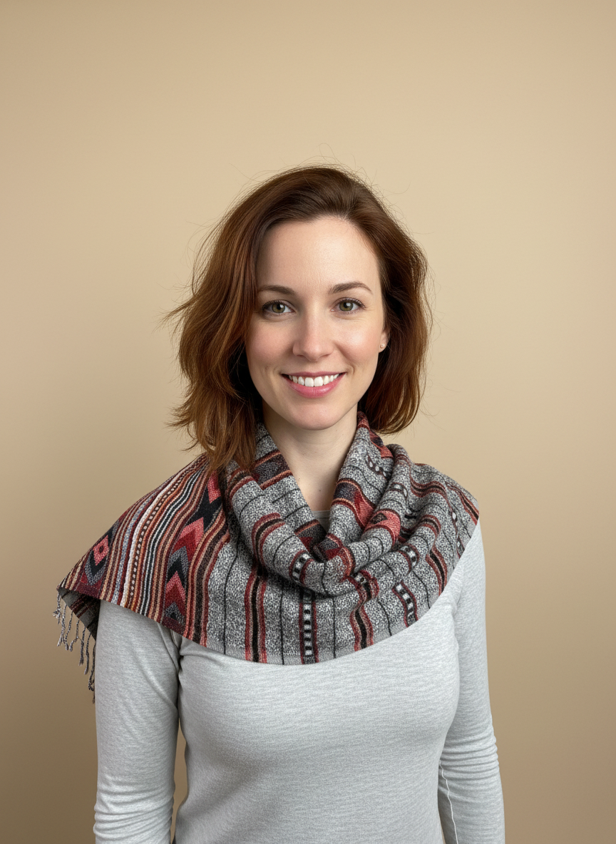 Écharpe en laine de YACK – Provenant du Cachemir 🌸