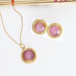 Set Collier + boucles d'oreilles