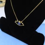 Collier doré avec pendentif œil – protection