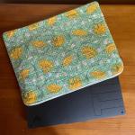 Housse d’ordinateur motif fleurs – Pochette fine, idéale pour transporter votre laptop dans un sac en toute sécurité