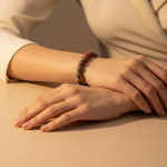 Bracelet de guérison en jaspe calcique (8 mm)