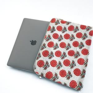 Pochette ordinateur 15 pouces – Design fleurs