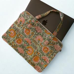 Pochette d'ordinateur 13 pouces – Design fleurs