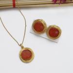 Set Collier + boucles d'oreilles