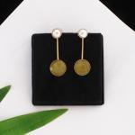 Boucles d’oreilles 2 en 1 perles & pierres