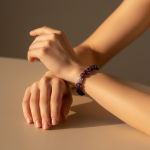 Bracelet "Sérénité" en Véritable Améthyste & Détail Bouddha