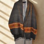 châle tissé à la main en laine de yak