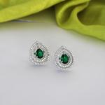 Boucle d'oreille en diamant américain de couleur or
