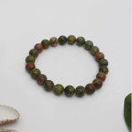 Bracelet En Cristal De Guérison Unakite (8 Mm)