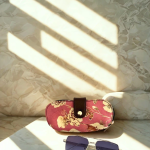 Étui souple à lunettes – Tissu imprimé floral