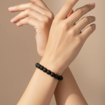 Bracelet en cristal de guérison de lave (8 mm)