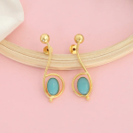 Boucles d'oreilles "Note de Musique Céleste" Or & Pierre