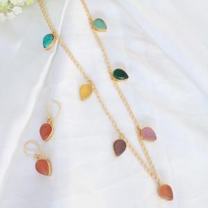 Set Collier + boucles d'oreilles
