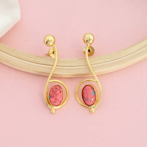 Boucles d'oreilles "Note de Musique Céleste" Or & Pierre