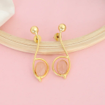 Boucles d'oreilles "Note de Musique Céleste" Or & Pierre