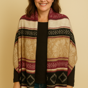 châle tissé à la main en laine de yak