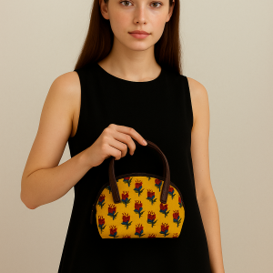 Petit sac à main fleuri – idéal pour clés et portefeuille