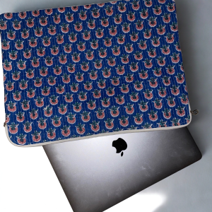 Pochette d'ordinateur 15 pouces design fleurs