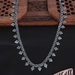 Collier Oxydé De Couleur Argent
