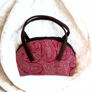 Petit sac à main fleuri – idéal pour clés et portefeuille