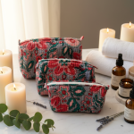 Kit 3 Trousses Sac Protection Pochettes Cosmétiques.