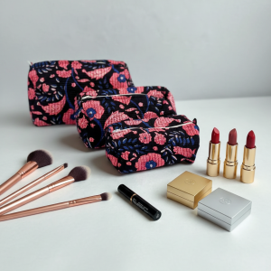 Kit 3 Trousses Sac Protection Pochettes Cosmétiques.