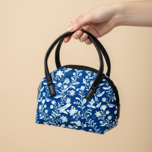 Petit sac à main fleuri – idéal pour clés et portefeuille